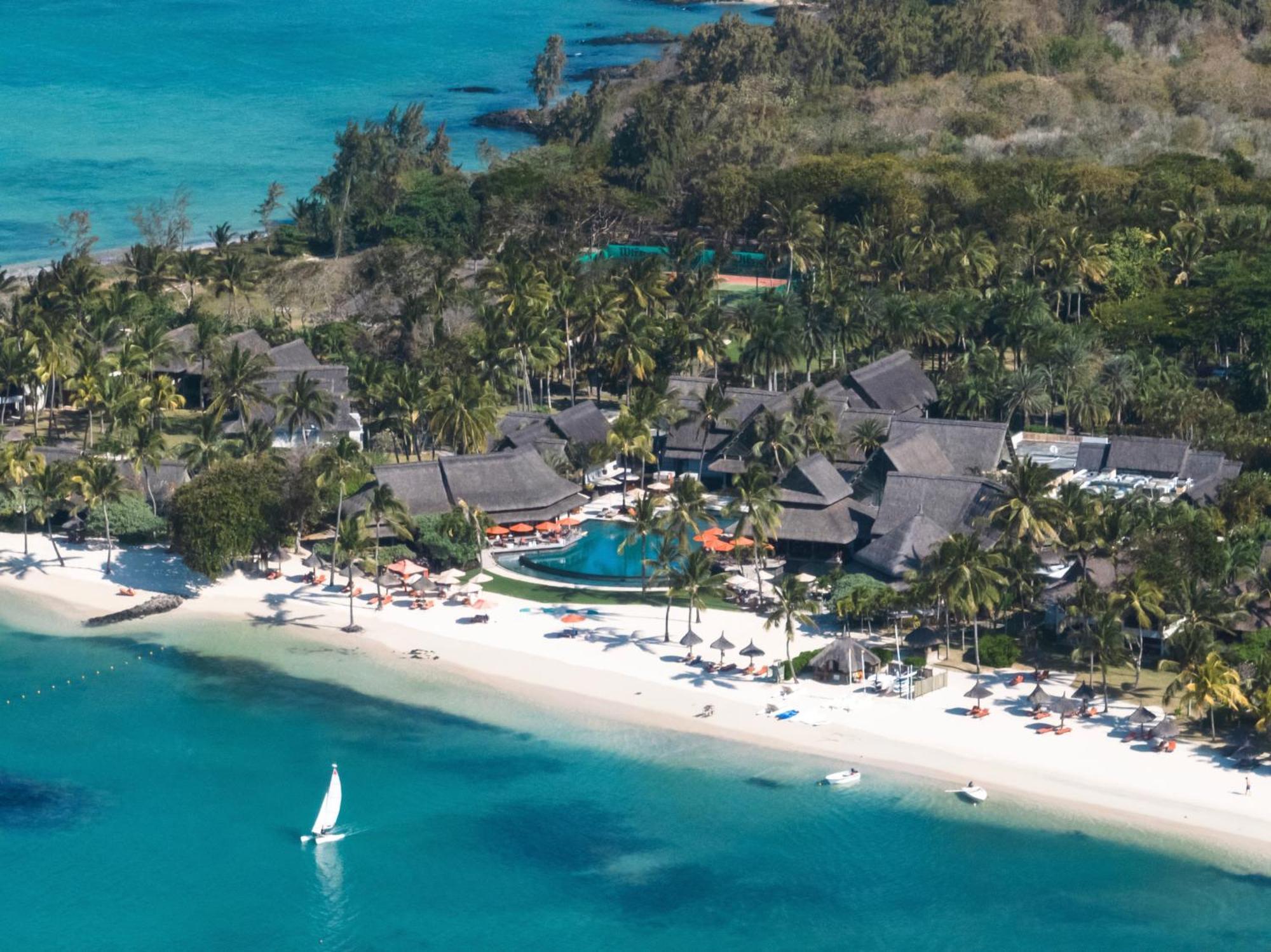 Constance Prince Maurice Poste de Flacq Εξωτερικό φωτογραφία Aerial view of the resort